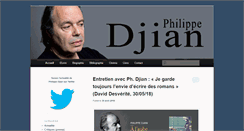 Desktop Screenshot of philippedjian.com